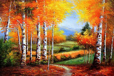 fall landscape painting ideas